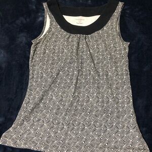 Croft & Barrow Geometric Stretch Tank Top